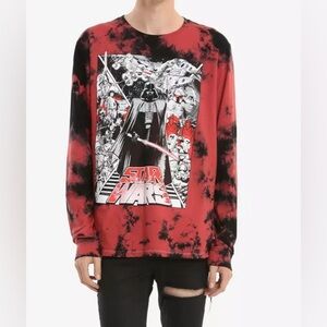 Hot Topic Star Wars Tie Dye Long-Sleeve T-Shirt Size XL